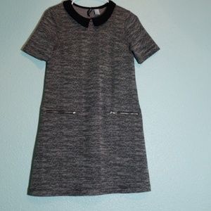 Divided by H&M black dress with peter pan collar